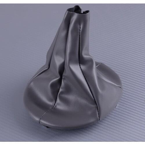 PU Leather Shift Knob Dustproof Cover Glove Gaiter Boot Collar Protector fit for 5 Marce Pomello Leva Cambio Per Fiat 500 500C