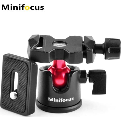 Tripod Ball Head 360 Degree Rotating Panoramic Ballhead with 1/4 inch Quick Shoe Plate for DSLR Camera Camcorder Tripod Monopod