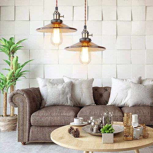 Glass Pendant Lights Japanese Retro Bar Restaurant Light Kitchen Hanging Lamps Living Room Pendant Modern Light Fixtures