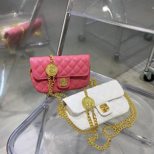 YaoKu Diamond Lattice Chain Bag 2021 New-Bag Summer Small Fragrant Fashion Bag Popular Small Square