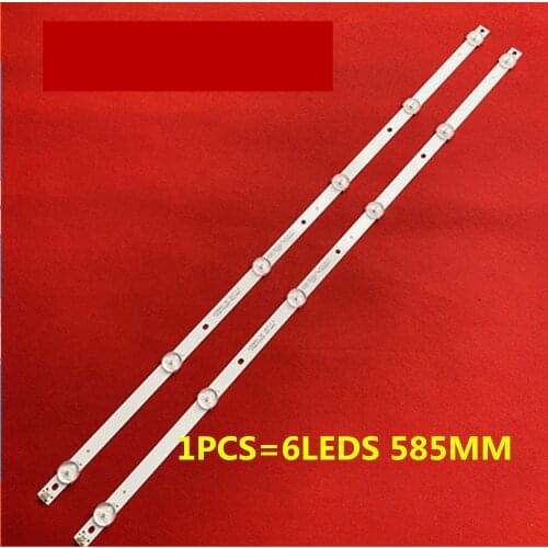 LED backlight strip 6 lamp for 32inch K320WDC1 A2 4708-K32WDC-A2113N01 585MM TX-32ER250ZZ K320WDC2B 6V 100%NEW