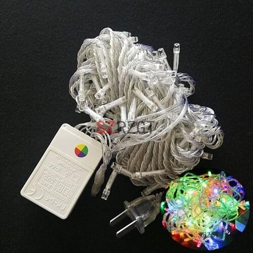 SZRZGT 10M 100Led Christmas Tree Fairy Light Waterproof Home Garden Party Outdoor Holiday Decoration