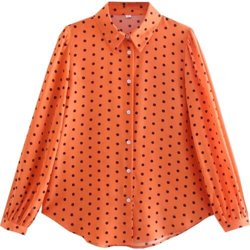 Yenkye Polka Dot Blouses