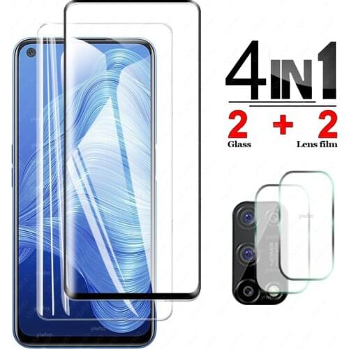 Protective Glass on Realme 7 5g Screen Protectors Tempered Glass for Oppo Realme 7 5g Camera Lens RMX2111 Realme75g Film