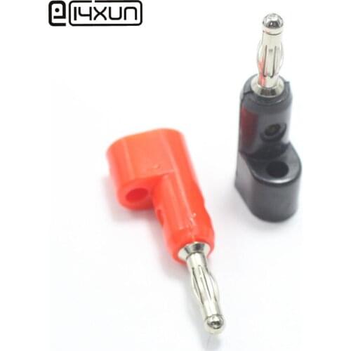 10Pcs 4MM Banana Plug Stackable Audio Speaker Connectors F Amplifier Speaker Binding Post 4mm Banana Jack Plug Screw Connect