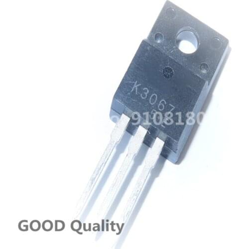 10PCS/LOT K3067 2SK3067 TO-220F 600V 2A Triode transistor In Stock