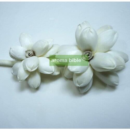 1000 pcs /lot Handmade sola wood flowers for fragrance diffuser and home decor with 12cm Rope or rattan reed sticks Top quality