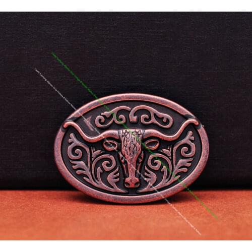 6PC PUNK BIKER WESTERN FLOWER LONGHORN RODEO LEATHER CRAFT OLD COPPER BELT SADDLE TACK CONCHOS RIVETBACK