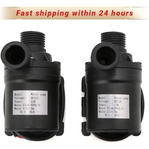 800L/H 5m DC 12V 24V Solar Brushless Motor Water Circulation Water Pump Submersibles Water Pumps