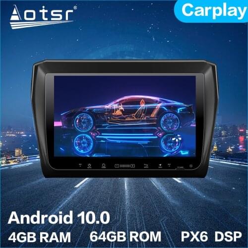 Aotsr Android 10.0 4+64GB Car Radio Player GPS Navigation Car Stereo HD Multimedia Unit For Suzuki Swift 2017 - 2019 DSP Carplay