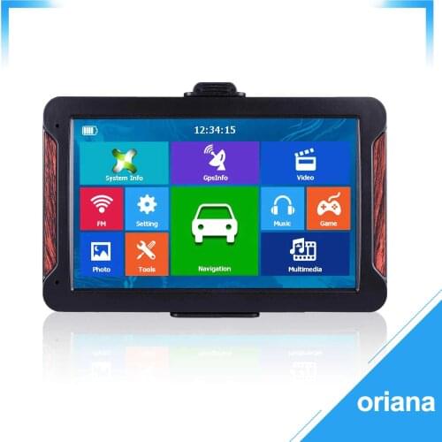 710H katarina 7inch HD Car GPS Navigation FM 8G 256MB or 128MB latest Europe Map Resistive or Capacitive Truck gps navigators