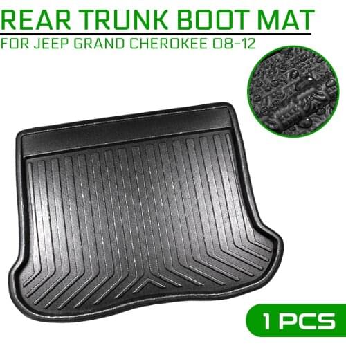 Car Floor Mat Carpet Rear Trunk Anti-mud Cover For Jeep Grand Cherokee 2008 2009 2010-2012