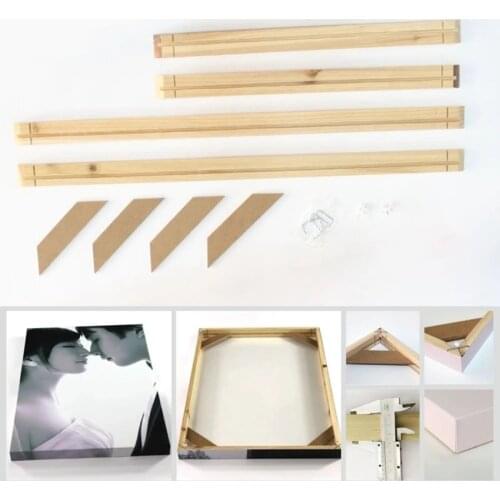 Large Size DIY Wooden Frame Canvas Painting Wood DIY Frame For Painting Canvas Picture Home Wall Hanging Decoration