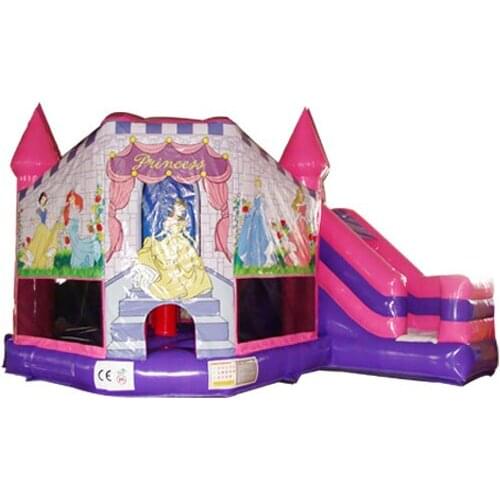 HOT snow-white bouncy castle and slides pink violet colourful toys INFLATABLE PRODUCTS