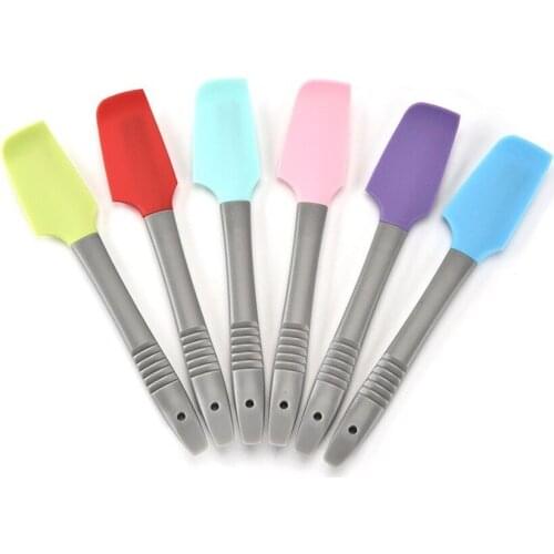 Baking tools Spatula For Cake Silicone Spatula Colorful Baking Pastry Kitchen Spatula Cream Mixer Ice Cream Scoop Cream Scraper