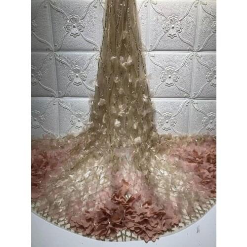 Glued glitter Tulle Lace Fabric Embroidered Tulle Fabric ZH-93688 With glitter