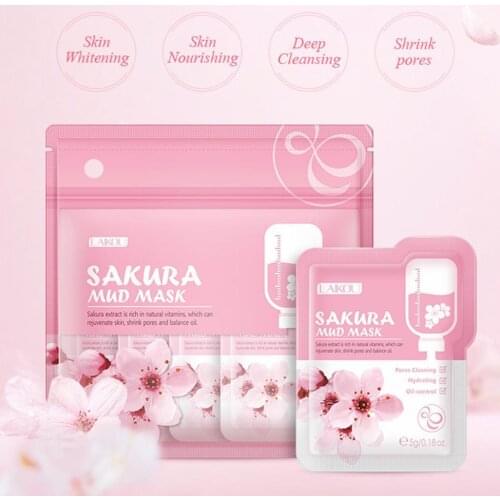 100% New Quality Mud Face Deep Cleaning Shrink Pores Moisturizing Oil Control Whitening Skin Blackhead Remover Skin Care