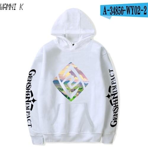 2020 Newest Hoodies Sweatshirts Genshin Impact Hoody Fashion Harajuku Tracksuit Men Women Hooded Boy/girl Clothing Oversized