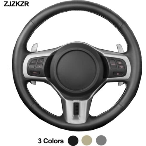 Car Auto Steering-Wheel Cover For Mitsubishi Lancer 10 EVO Evolution Outlander 2010 Braid on the Steering wheel Funda Volante