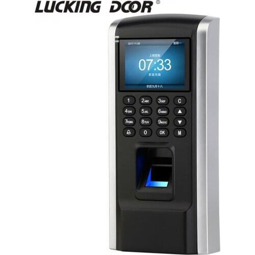 Fingerprint Keypad Access Control Time Attendance (125KHZ RFID optional) Biometric Support TCP / IP USB Access control system