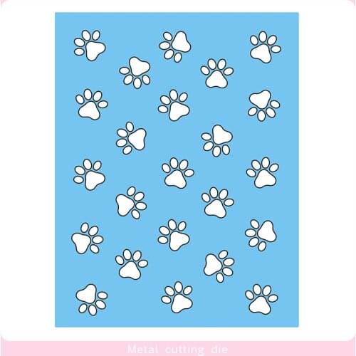 Dog footprint hole frame Metal Cutting Dies for DIY Scrapbooking Photo Album Decorative Embossing Paper Card Crafts Die Cut 2019