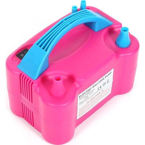 Portable Air Blower High Voltage Double Hole AC Inflatable Electric Balloon Pump Air Balloon Pump Electric Balloon Inflator Pump
