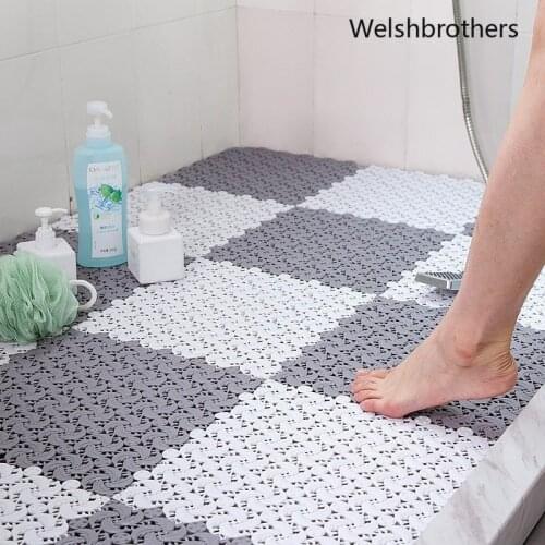 Bathroom anti-slip mat shower room bath waterproof mat home anti-fall splicing toilet toilet toilet floor mat bathroom floor mat