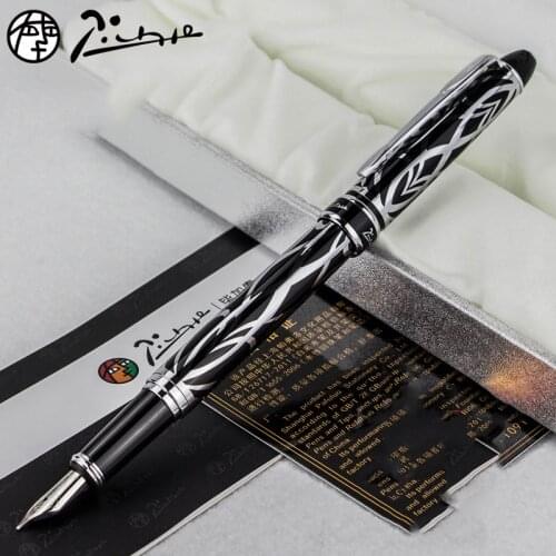 Luxury Pimio Picasso Metal Fountain Pen Paris Style Design Iridium Pens with Gift Box for Business Office Birthday Christmas