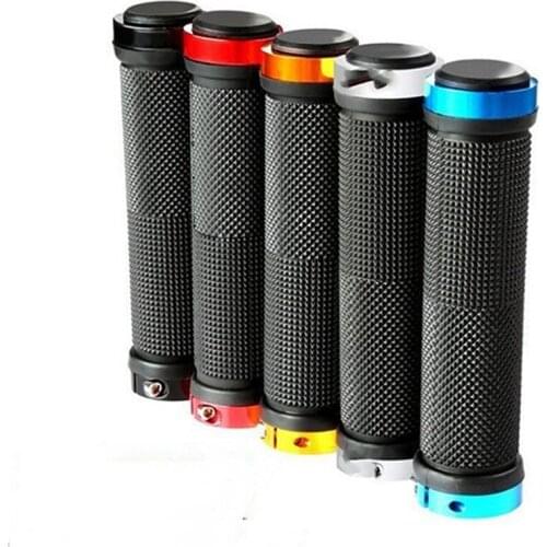 MTB Bike Handlebar Grips Anti-Skid Shock Absorption Handle Bar Cover Grip Lock Bar Mountain Bicycle Cycling Parts Accessories