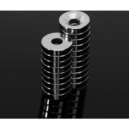 20Pcs 12x3mm N50 4mm Hole Round Disc Strong Block Rare Earth Neodymium Magnet Hot
