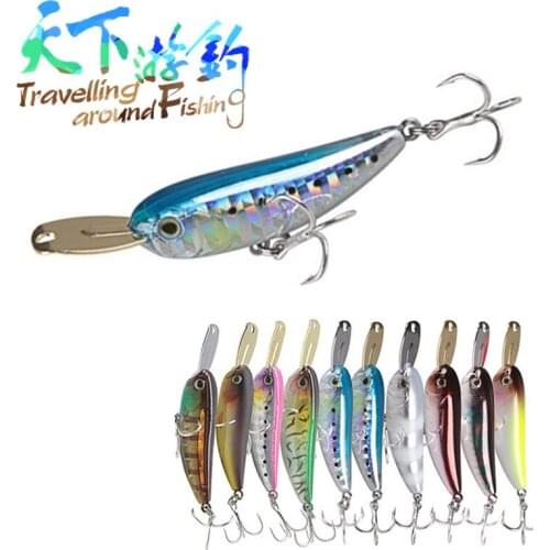 TAF Japan Design High Quality Fishing Lures 40mm 5.5g Sinking Minnow Lure Artificial Bait Hard Wobblers Freshwater Carp Tackle