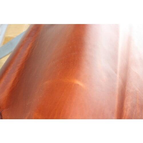 Free shipping/ 1.8mm thicker 100% real Cowhide / grain cow leather / high quality genuine yellow leather/ oil color leather