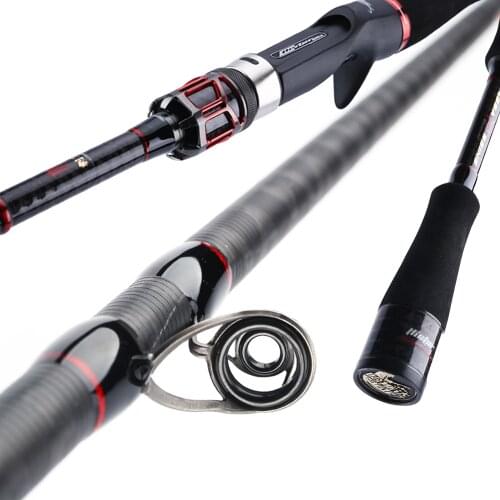 VOLIN Whirlwind Guide Ring Microwave Fishing Rod 1.98m 2.13m 2.28m FUJI Reel Seat Casting Carbon Spinning Fishing Rod L/M/ML/MH