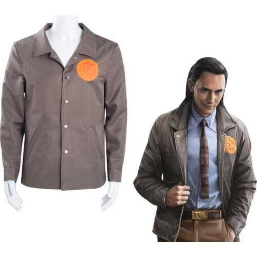 In Stock) 2021 Movie Loki Cosplay Costume Coat Shirt For Adult Men Halloween Carnival Costume Suit
