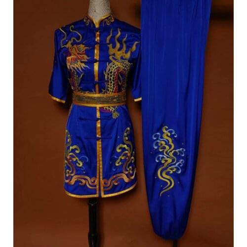 Wushu taichi taiji clothes changquan uniform Martial arts competition clothing embroidered kungfu nanquan taolu clothes uniform