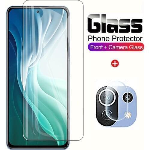 2 in 1 Tempered Glass on the for Xiaomi 11X Pro Screen Protector & Camera Lens Film For Mi 11i 11 lite light Protective Glass