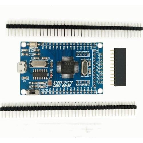 100% NEW 51 single-chip microcomputer minimum system board STC89C52 STC51 STC89C52RC core development learning board