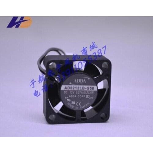 ADDA AD0212LB-G50 25*25*10 12V 0.07A 2 line mute CPU fan