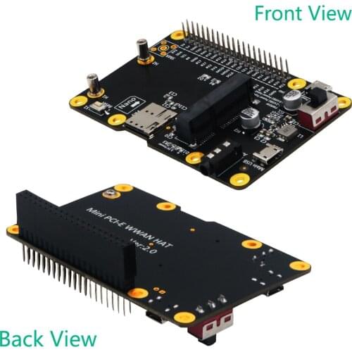 3G/4G & LTE Base HAT for Raspberry/ Asus Tinker Board/ Samsung ARTIK /Rock64 Media/Liber computer board