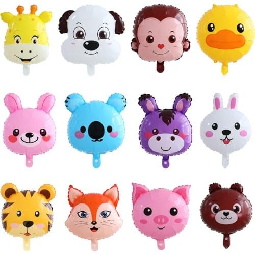 Safari Birthday Party Decoration Balloons Cute Animal Gifts for Guests Helium Balloon Baby Shower Decorations Air Globos