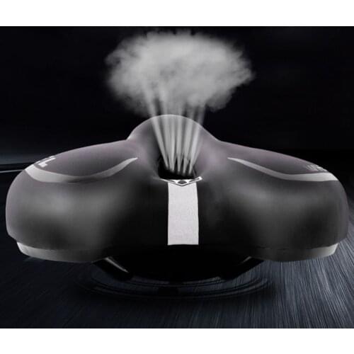WHeeL UP Breathable Bicycle Seat Reflective Carbon Saddle Cycling Accessories