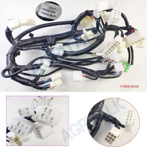 FT800A.48.020 / FT800A.48.024 , the wire harness of engine for Lovol tractor, please send us the tractor nameplate to check