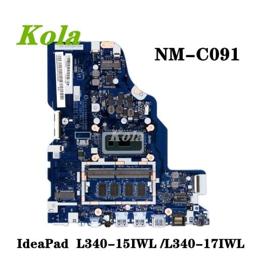 FV741/FV540/FG5N0 FG540/FG548 FG740 NM-C091 For Lenovo ideapad L340-15IWL /L340-17IWL Laptop Motherboard W/ Celeron CPU 4G RAM