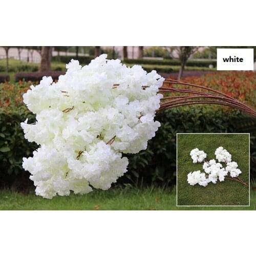 Artificial cherry blossom multi-color optional wedding decoration sakura 39 Inch 100 cm long