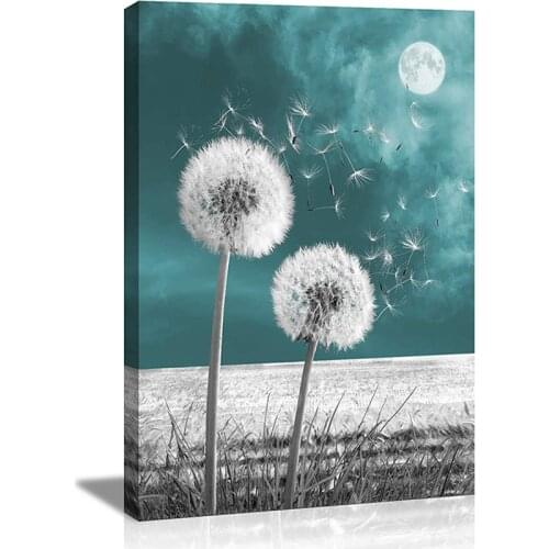 Moon dandelion plant diamond painting diy full square round rhinestone 5d diamond embroidery sale needlework wall decor AA2490