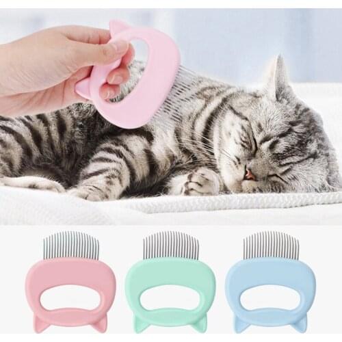 Pet Cat Dog Massage Combs Grooming ABS Hair Brush Hair Removal Pet Shell Needle Comb Animal Cleaning Comb 1 Pc Pet Hair Brush