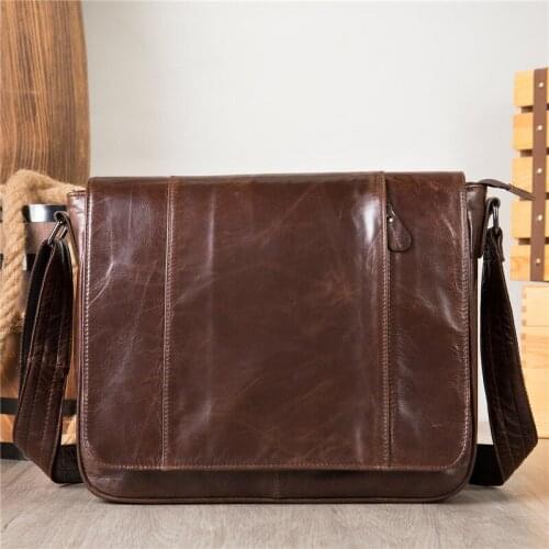 Business Men Briefcase Shoulder Bag Leather Messenger Bags Computer Laptop Handbag Bag Mens Travel Bags