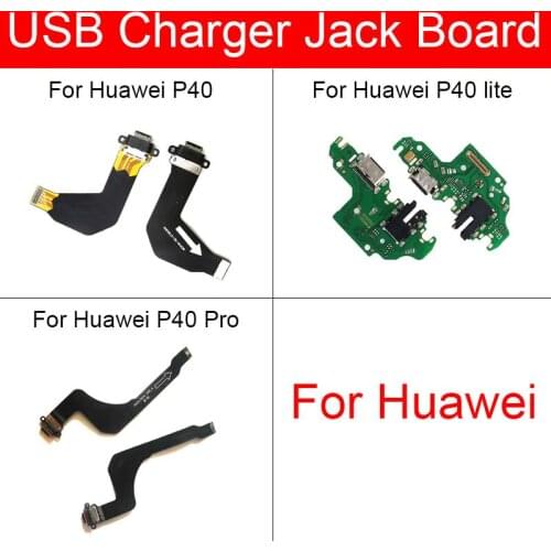 Original USB Charger Board For Huawei P40 Lite Pro Charging Port Dock Connector Flex Cable Ribbon Repair Replacement Parts