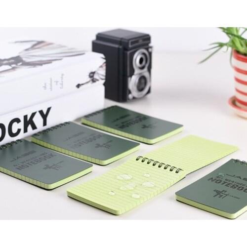 R9UA Notebook All Weather Waterproof Writing Paper Note Book Military Outdoors Camping