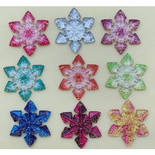 Mix Color Flat back children Christmas ornaments diy 2 hole buttons Clothing Decoration 30mm 10pcs -B53A